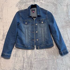 The Children’s Place Trucker Denim Jacket Medium Wash Size Large (10/12)